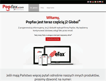 Tablet Screenshot of pl.popfax.com