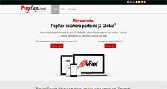 Desktop Screenshot of es.popfax.com