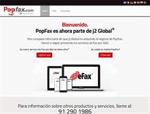 Tablet Screenshot of es.popfax.com