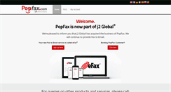 Desktop Screenshot of et.popfax.com