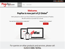 Tablet Screenshot of et.popfax.com