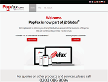 Tablet Screenshot of en.popfax.com