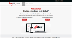 Desktop Screenshot of de.popfax.com