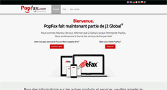 Desktop Screenshot of fr.popfax.com
