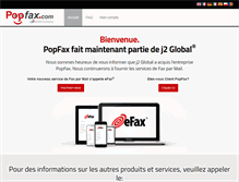 Tablet Screenshot of fr.popfax.com